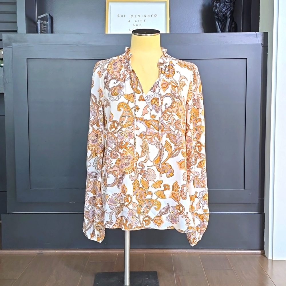 Ruffle Neck Blouse